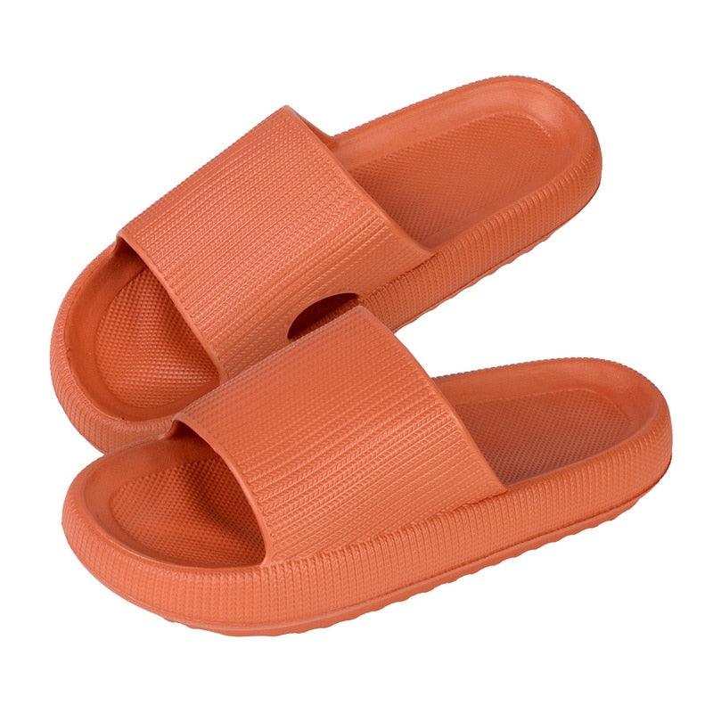 Chaussons épais à plateforme pour femmes, mode d'été, semelle souple en EVA, sandales de plage, chaussures de maison douces à bout ouvert, antidérapantes, pour la douche, le spa, la piscine, la salle de sport, pour l'intérieur et l'extérieur