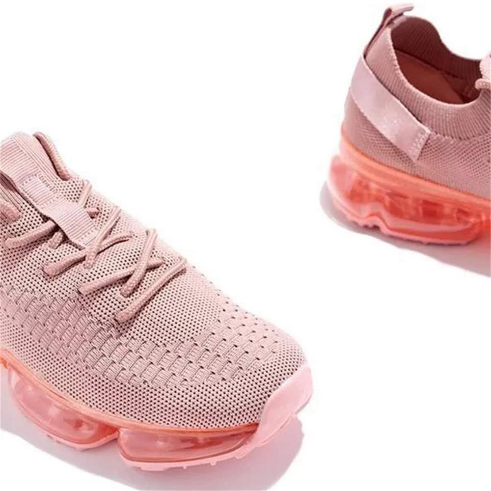 Baskets Tendance pour Femmes - Coussinets et Lacets - Chaussures de Sport Légères et Respirantes pour la Course à Pied, l'Entraînement en Extérieur - Idéales Printemps/Été pour Couples