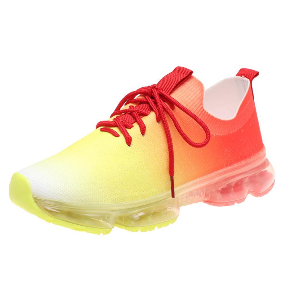 Baskets Tendance pour Femmes - Coussinets et Lacets - Chaussures de Sport Légères et Respirantes pour la Course à Pied, l'Entraînement en Extérieur - Idéales Printemps/Été pour Couples