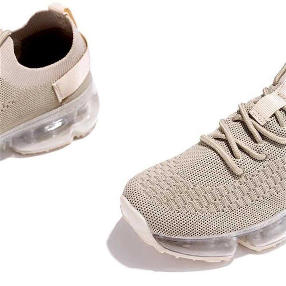 Baskets Tendance pour Femmes - Coussinets et Lacets - Chaussures de Sport Légères et Respirantes pour la Course à Pied, l'Entraînement en Extérieur - Idéales Printemps/Été pour Couples