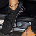 Baskets Tendance pour Femmes - Coussinets et Lacets - Chaussures de Sport Légères et Respirantes pour la Course à Pied, l'Entraînement en Extérieur - Idéales Printemps/Été pour Couples