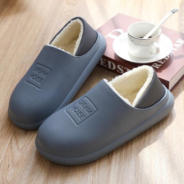 Chaussons d'intérieur pour femmes, en forme de chat, antidérapants et doux pour l'hiver, pantoufles chaudes pour couple, avec mousse à mémoire de forme, confortables et chauds pour l'intérieur et l'extérieur