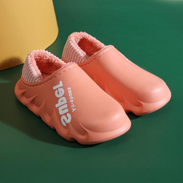 Chaussons d'intérieur pour femmes, en forme de chat, antidérapants et doux pour l'hiver, pantoufles chaudes pour couple, avec mousse à mémoire de forme, confortables et chauds pour l'intérieur et l'extérieur