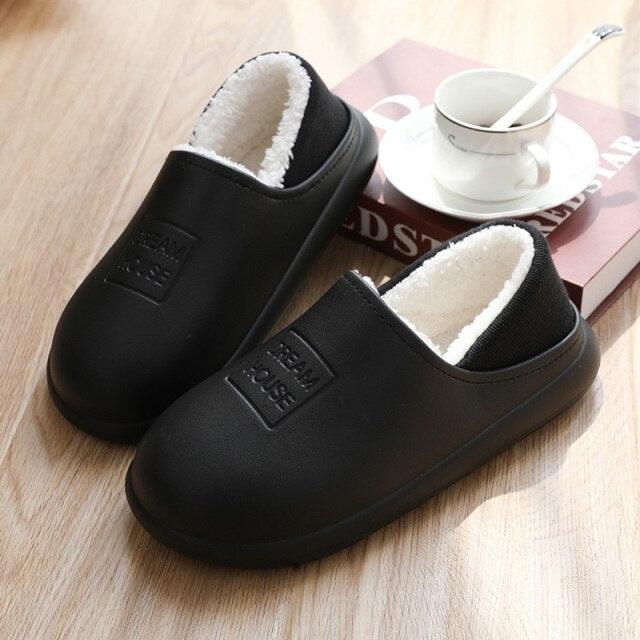 Chaussons d'intérieur pour femmes, en forme de chat, antidérapants et doux pour l'hiver, pantoufles chaudes pour couple, avec mousse à mémoire de forme, confortables et chauds pour l'intérieur et l'extérieur