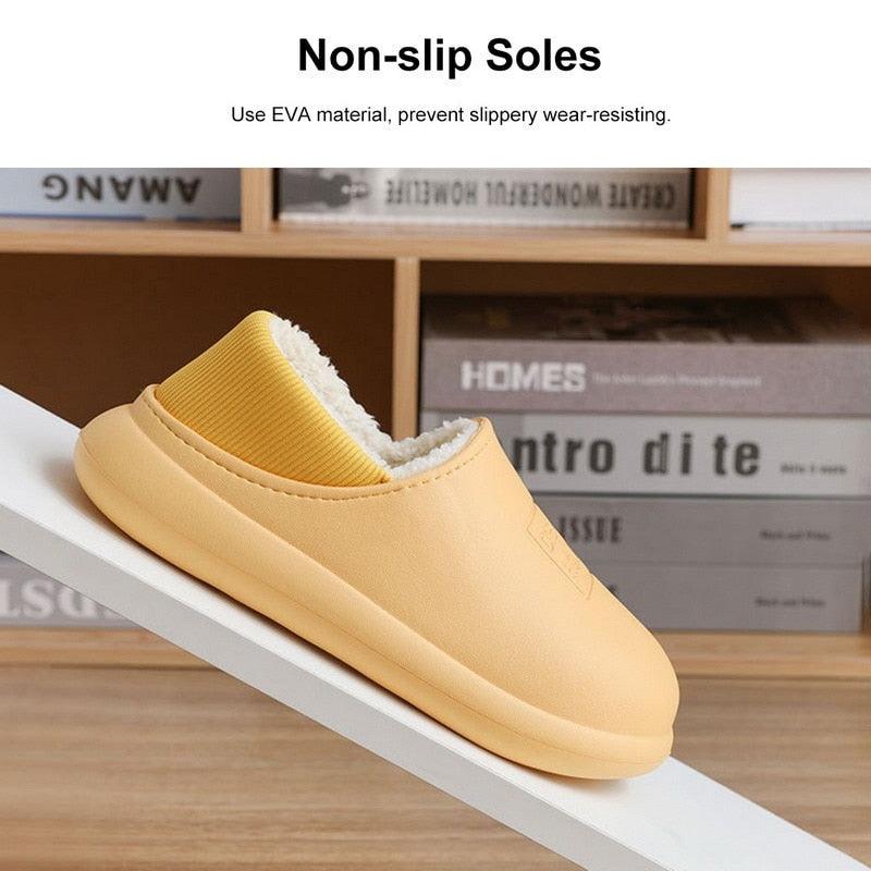 Chaussons d'intérieur pour femmes, en forme de chat, antidérapants et doux pour l'hiver, pantoufles chaudes pour couple, avec mousse à mémoire de forme, confortables et chauds pour l'intérieur et l'extérieur