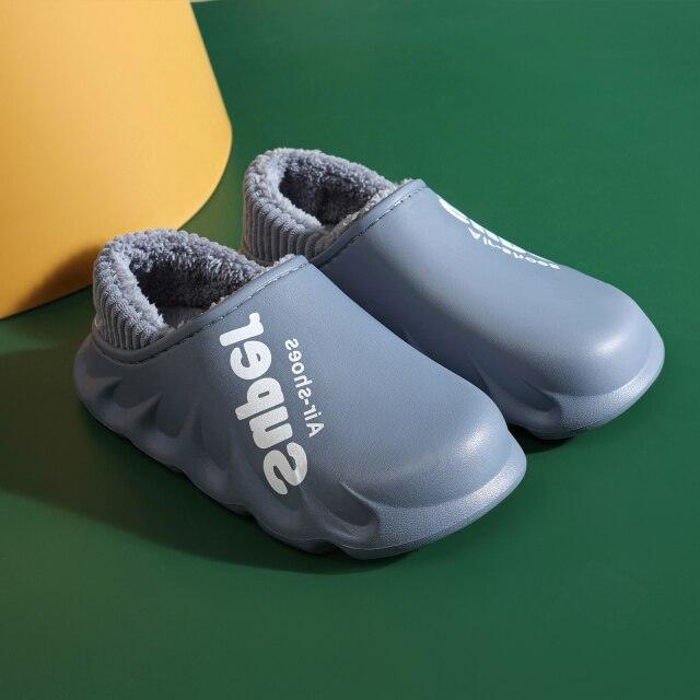 Chaussons d'intérieur pour femmes, en forme de chat, antidérapants et doux pour l'hiver, pantoufles chaudes pour couple, avec mousse à mémoire de forme, confortables et chauds pour l'intérieur et l'extérieur
