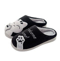 Chaussons d'hiver pour femmes, chaussures de chat, chaussons d'intérieur doux et chauds pour couples, chaussons de chambre ultra doux et légers, semelle en caoutchouc imperméable pour intérieur et extérieur pour femmes