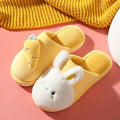 Femmes Hiver Maison Fourrure Chaussons Chaud Coton Lapin Chaussures Intérieur Chambre Femmes Hommes Claquettes Fourrure Coton Pantoufles Maison Doux Polaire Peluche Maison Chaud Confortable Pantoufles