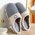Chaussons d'hiver chauds en fourrure pour femmes, chaussons de maison pour hommes, talons plats confortables, pantoufles d'intérieur chaudes et douces en polaire, pantoufles à mémoire de forme, chaussures de chambre d'hiver