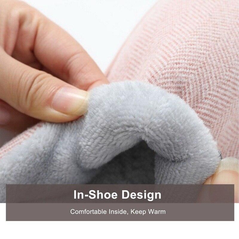Chaussons d'hiver chauds en fourrure pour femmes, chaussons de maison pour hommes, talons plats confortables, pantoufles d'intérieur chaudes et douces en polaire, pantoufles à mémoire de forme, chaussures de chambre d'hiver