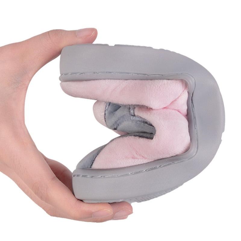 Chaussons d'hiver chauds pour femmes, chaussures de couple en peluche motif chat, chaussures plates douces d'intérieur, confortables, en mousse à mémoire de forme, chaussons chauds à enfiler pour la maison