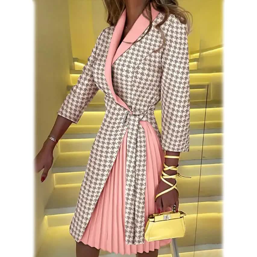 Robe trapèze femme longueur genou