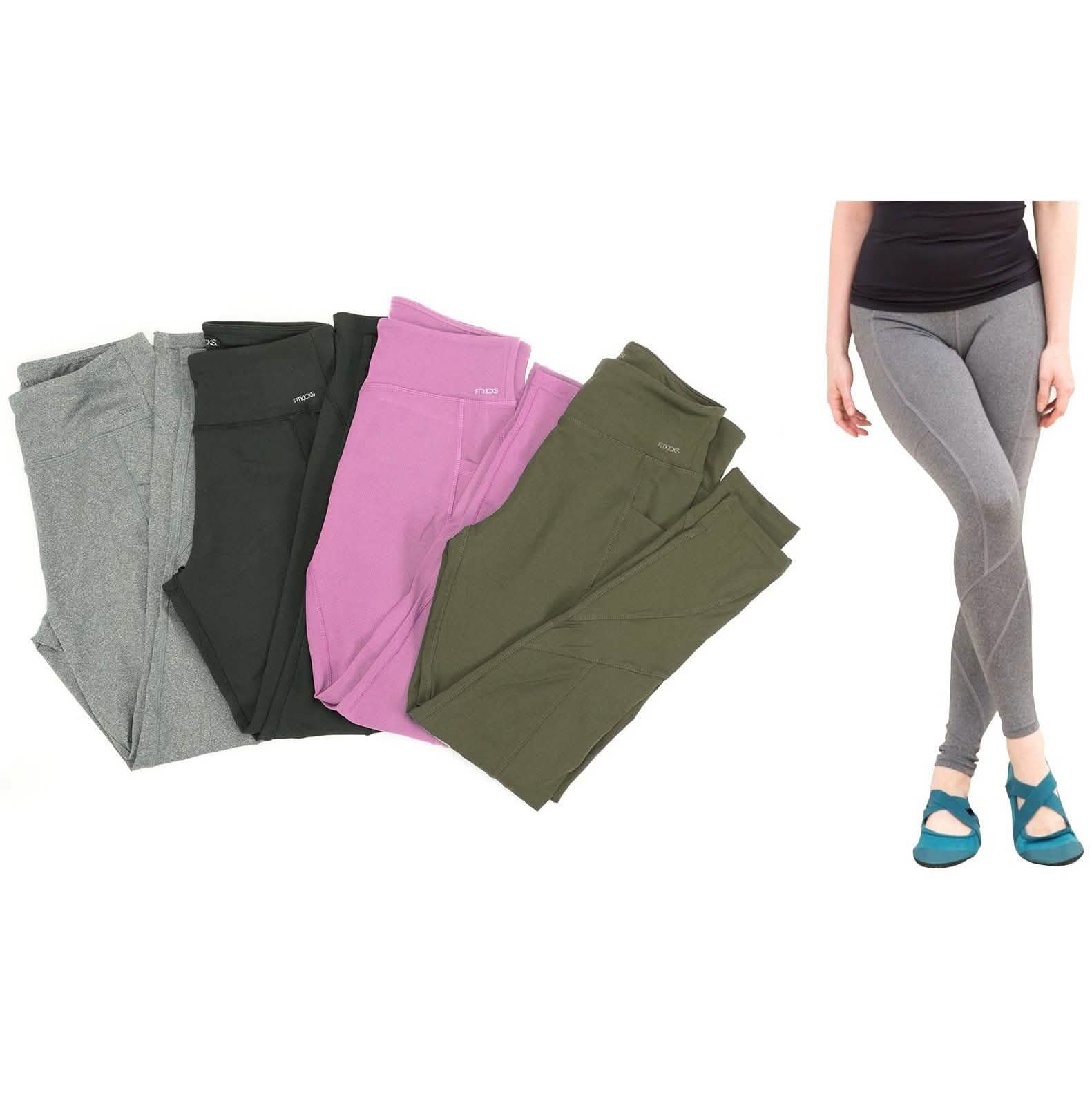 Legging de sport femme taille haute longueur cheville avec poches latérales