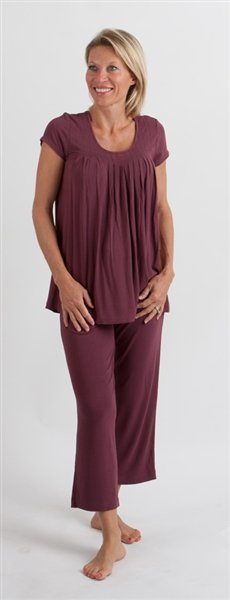 Pantalon de détente en bambou et viscose pour femme