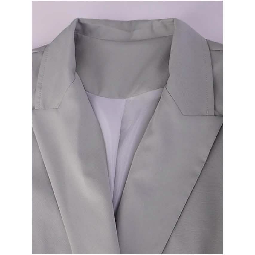 Blazer Femme Uni Style Classique