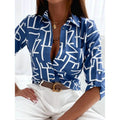 Chemisier femme boutonnage poche manches longues
