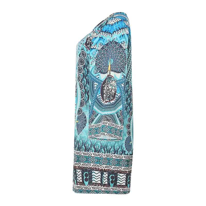 Mini-robe bohème pour femme