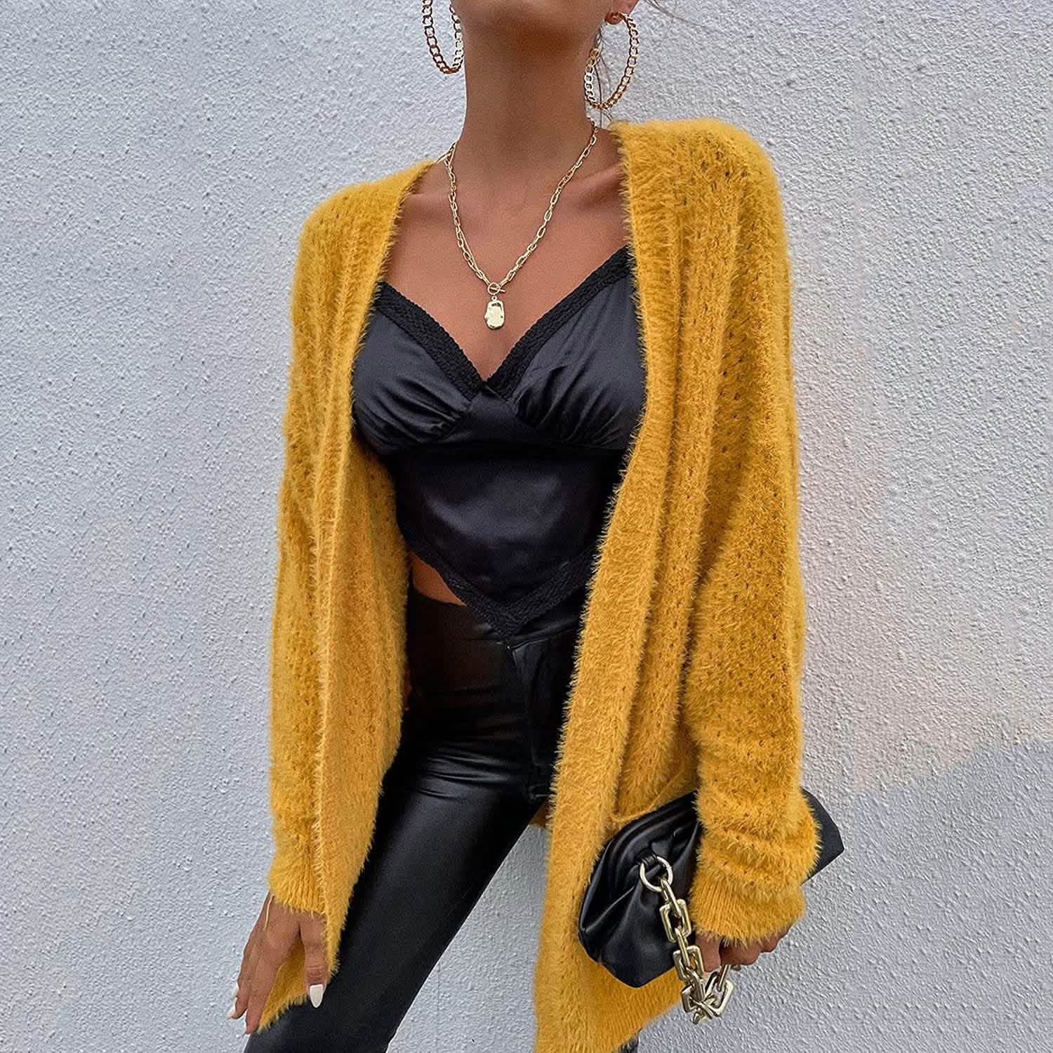 Cardigan en tricot pour femme