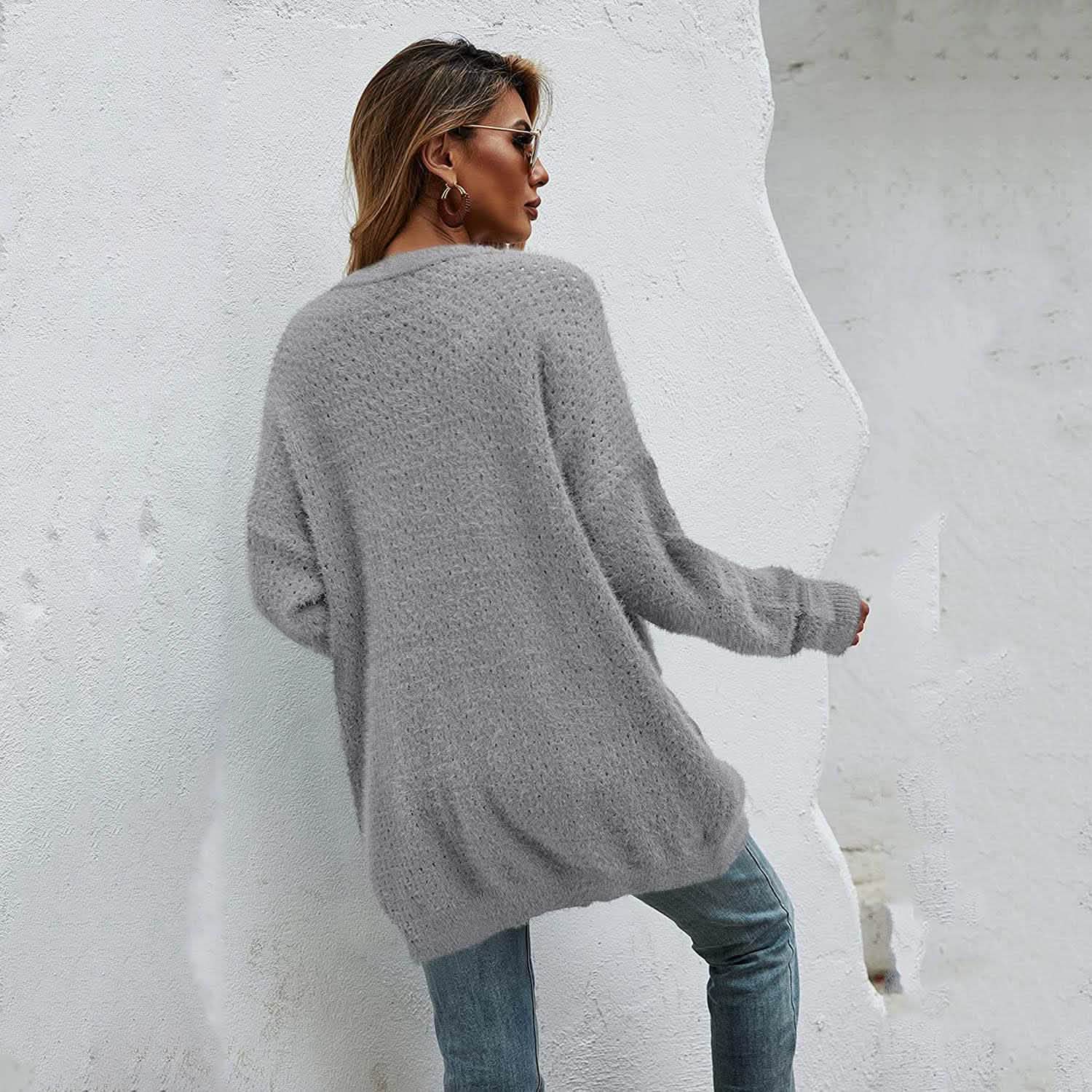 Cardigan en tricot pour femme