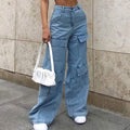 Jeans cargo pour femmes