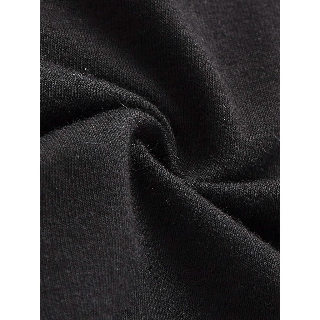 Sweat-shirt court à manches longues et lacets décontracté pour femme