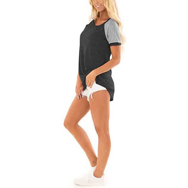T-shirts décontractés à manches courtes pour femme