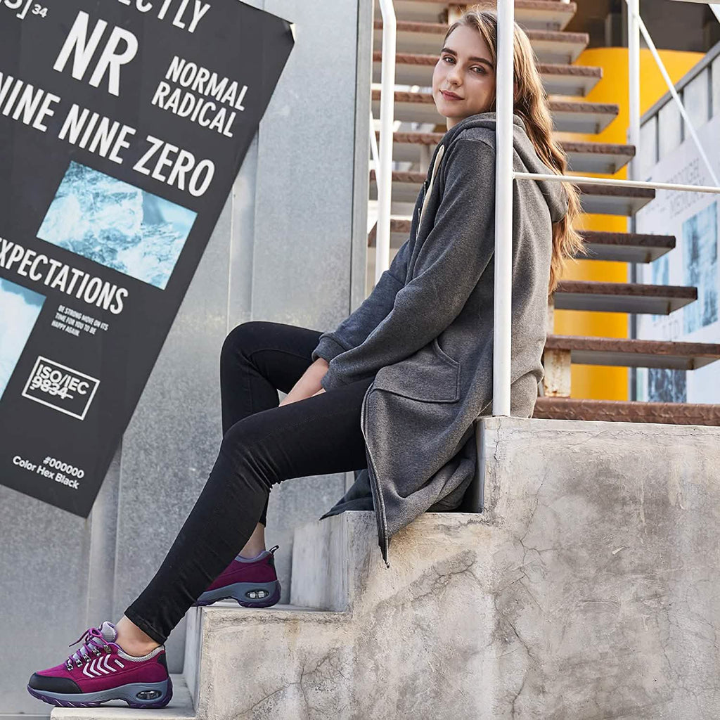 Sweats à capuche zippés décontractés pour femmes, tuniques longues, vestes de survêtement, sweat à capuche tendance grande taille avec poches