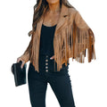Veste Courte à Franges Chic pour Femme