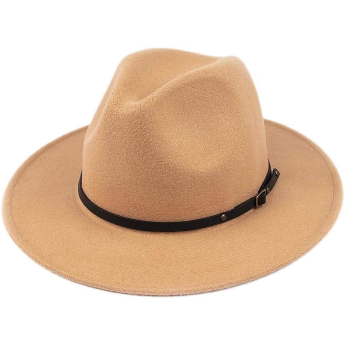 Chapeau Panama Souple Classique à Larges Bords pour Femme
