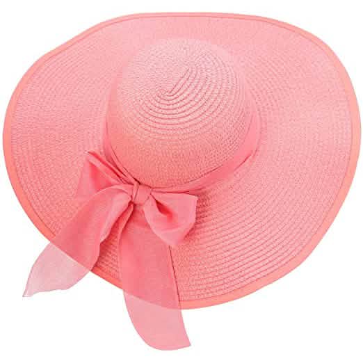 Chapeau de plage souple à large bord pour femme
