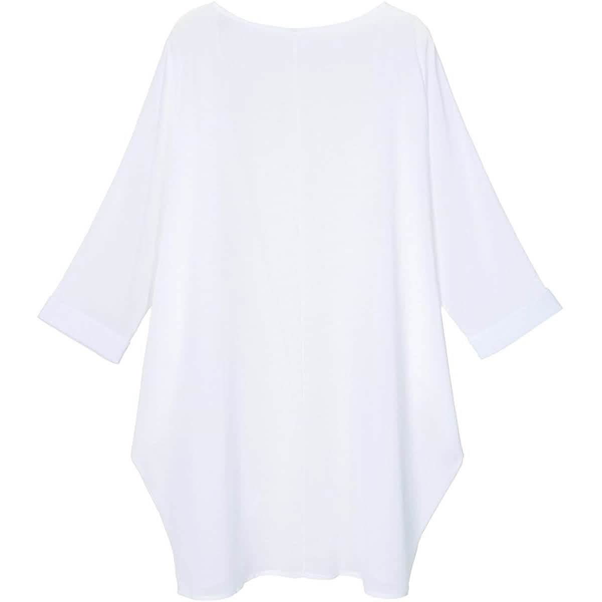 Capes-kimono amples en mousseline transparente à imprimé floral pour femmes