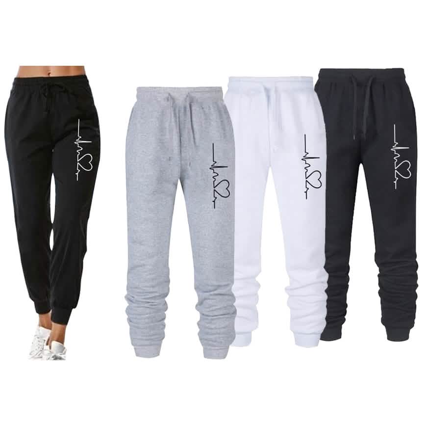Pantalon de jogging pour femme avec motif cœur