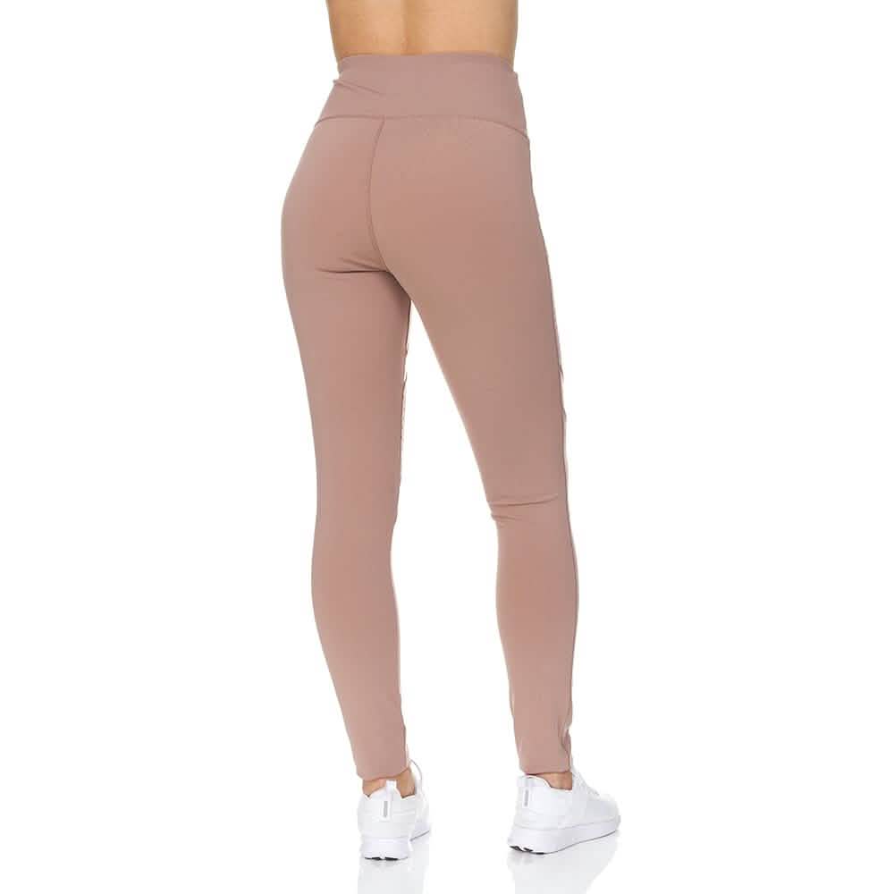 Legging long taille haute avec empiècements en résille découpée au laser pour femme