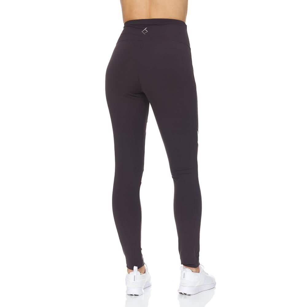 Legging long taille haute avec empiècements en résille découpée au laser pour femme