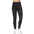 Legging long taille haute avec empiècements en résille découpée au laser pour femme
