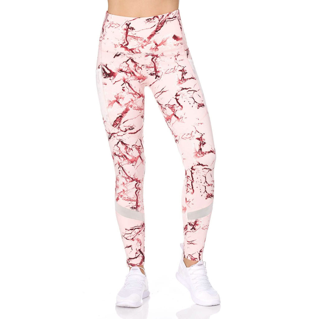 Legging pleine longueur taille haute avec poches pour femme