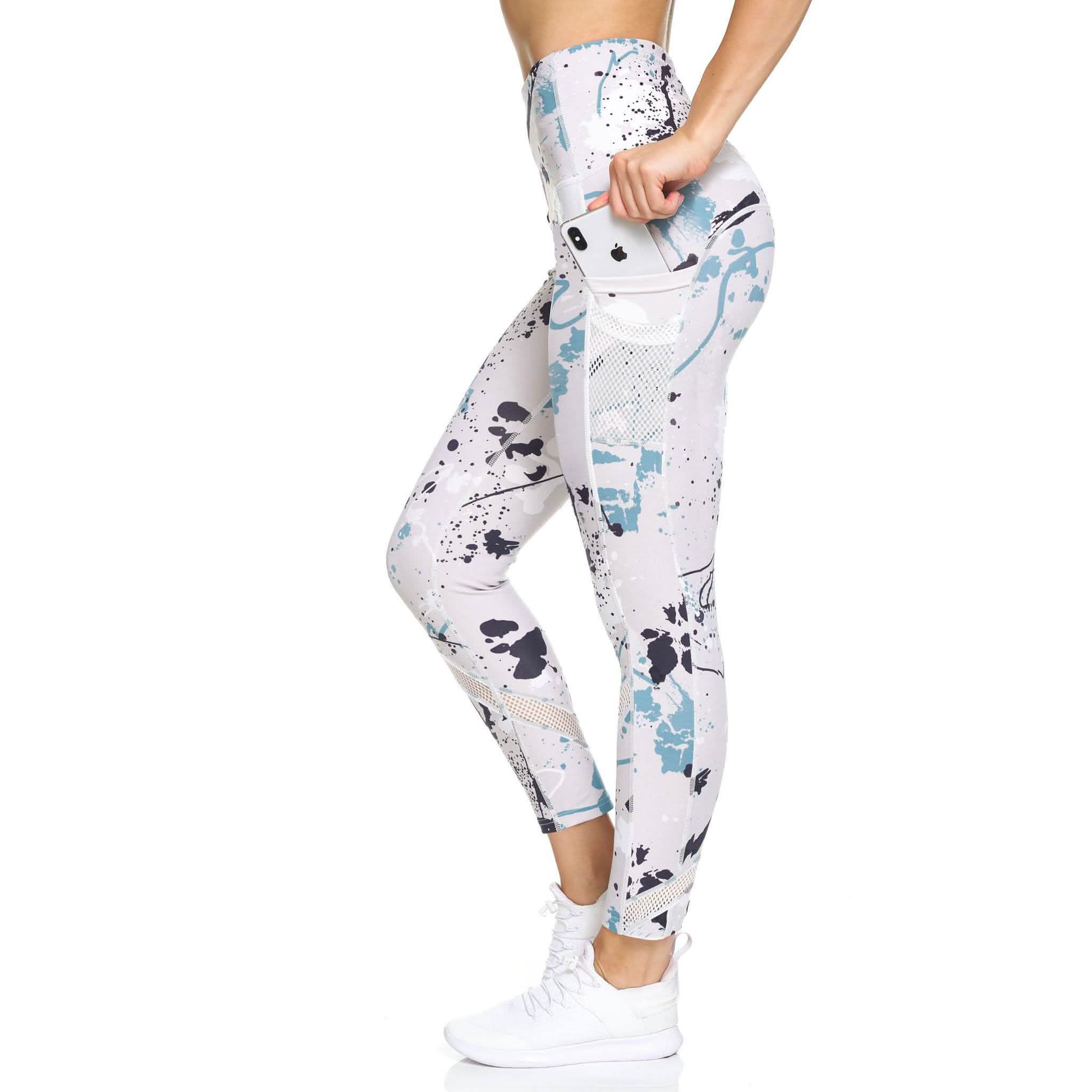 Legging pleine longueur taille haute avec poches pour femme