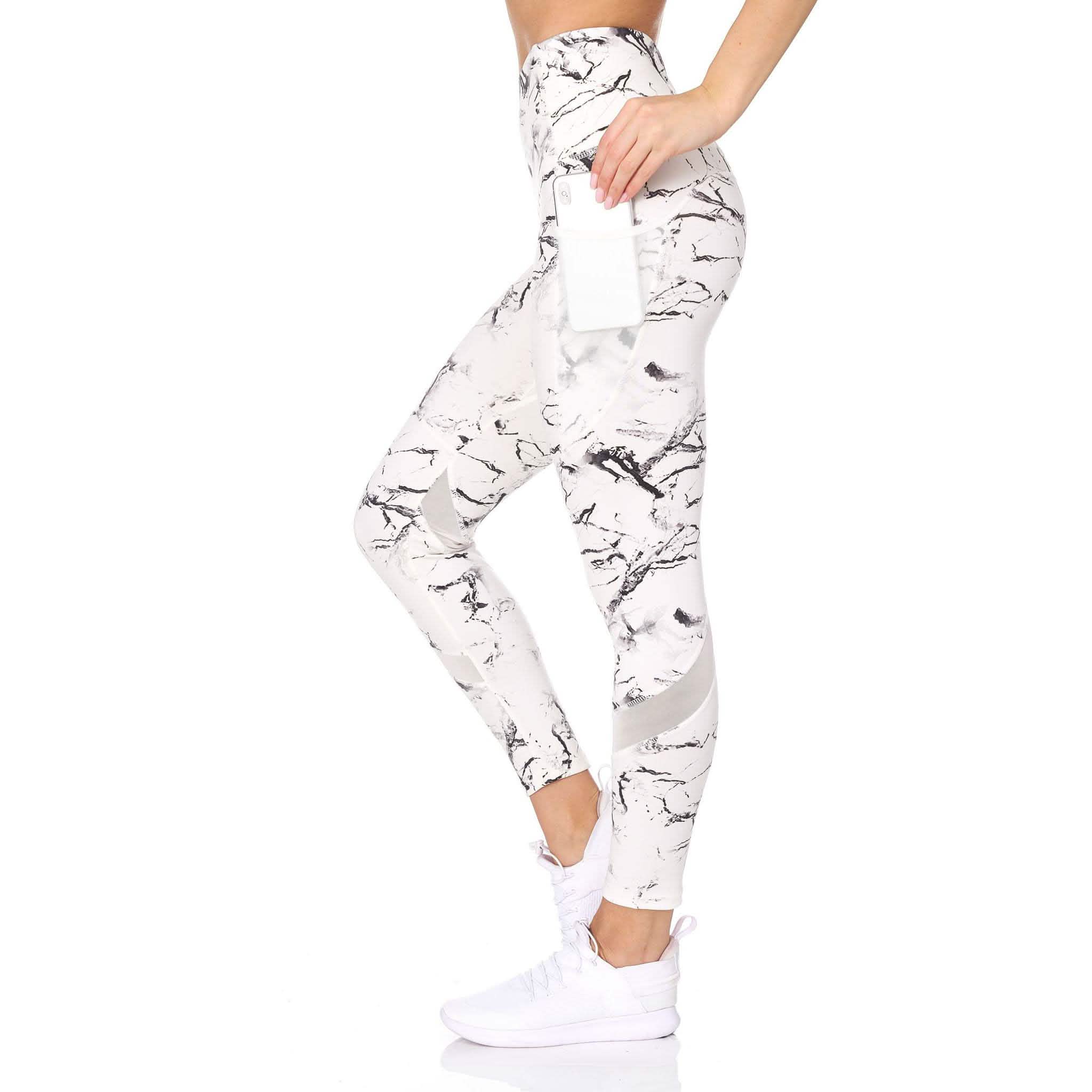 Legging pleine longueur taille haute avec poches pour femme