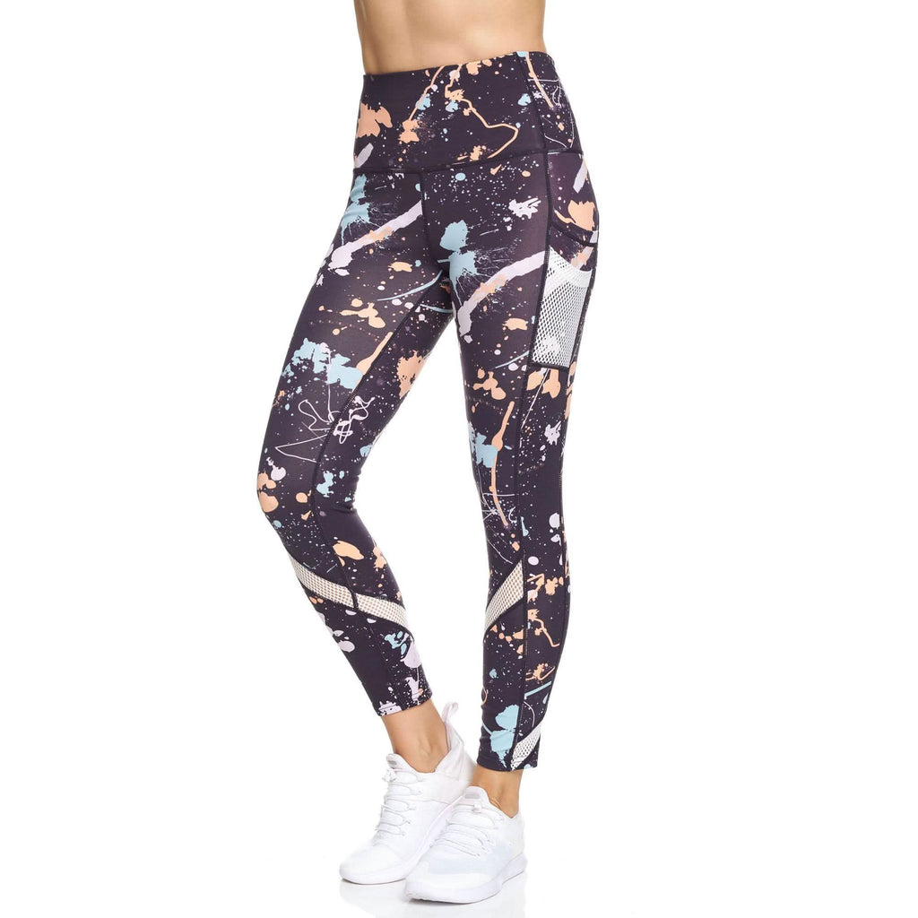 Legging pleine longueur taille haute avec poches pour femme