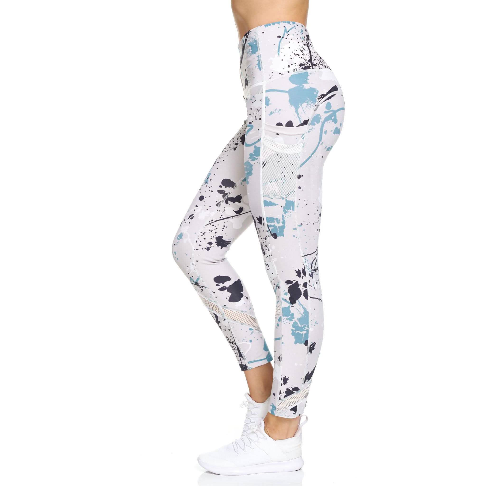 Legging pleine longueur taille haute avec poches pour femme