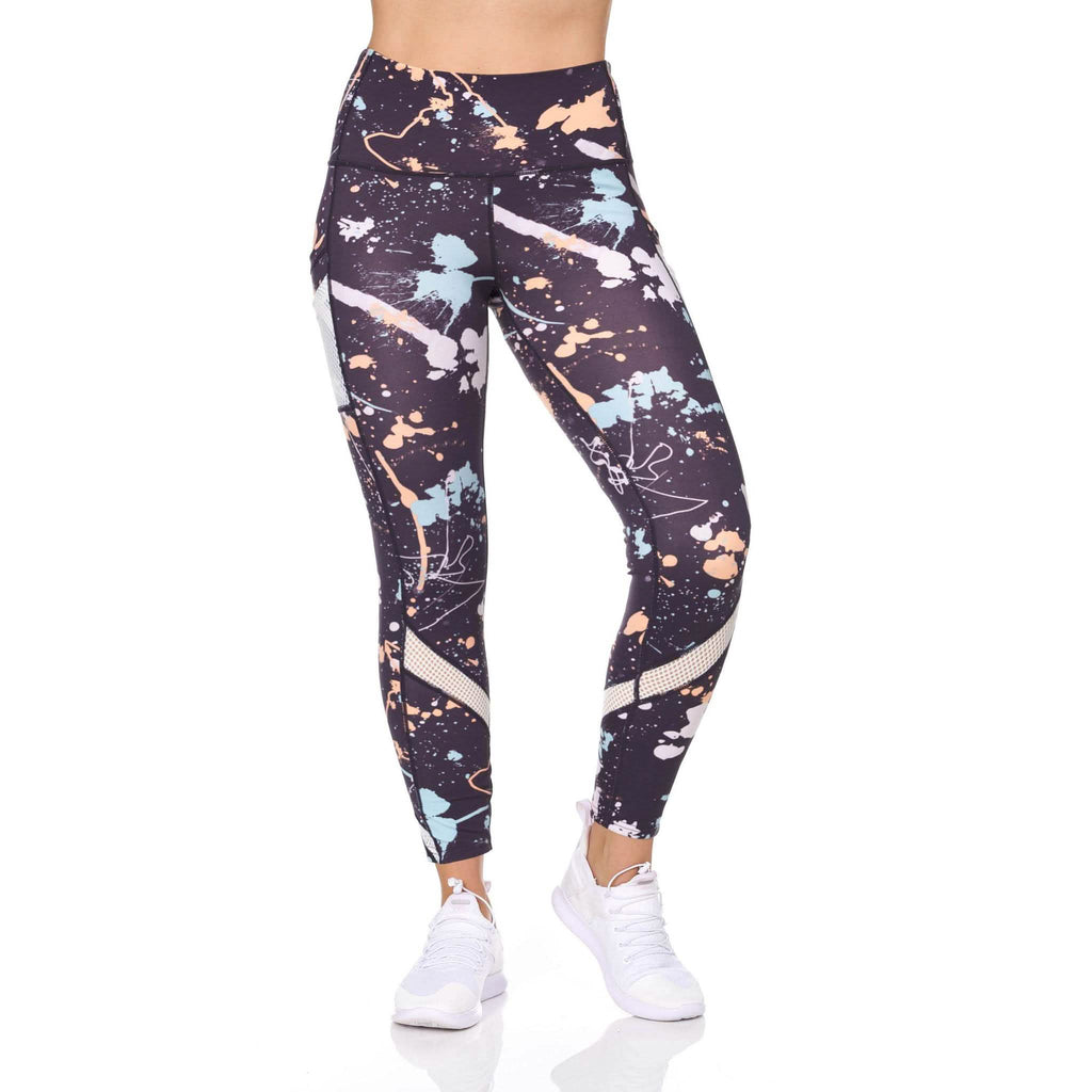 Legging pleine longueur taille haute avec poches pour femme