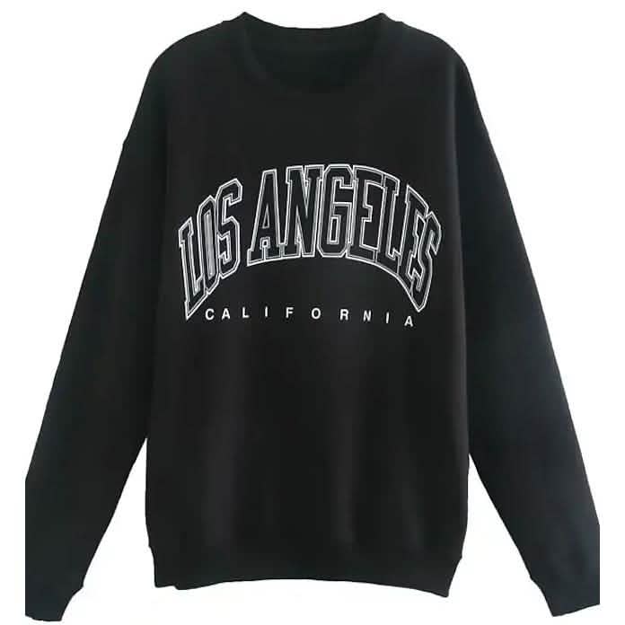 Sweat-shirt Femme Texte Graphique Los Angeles