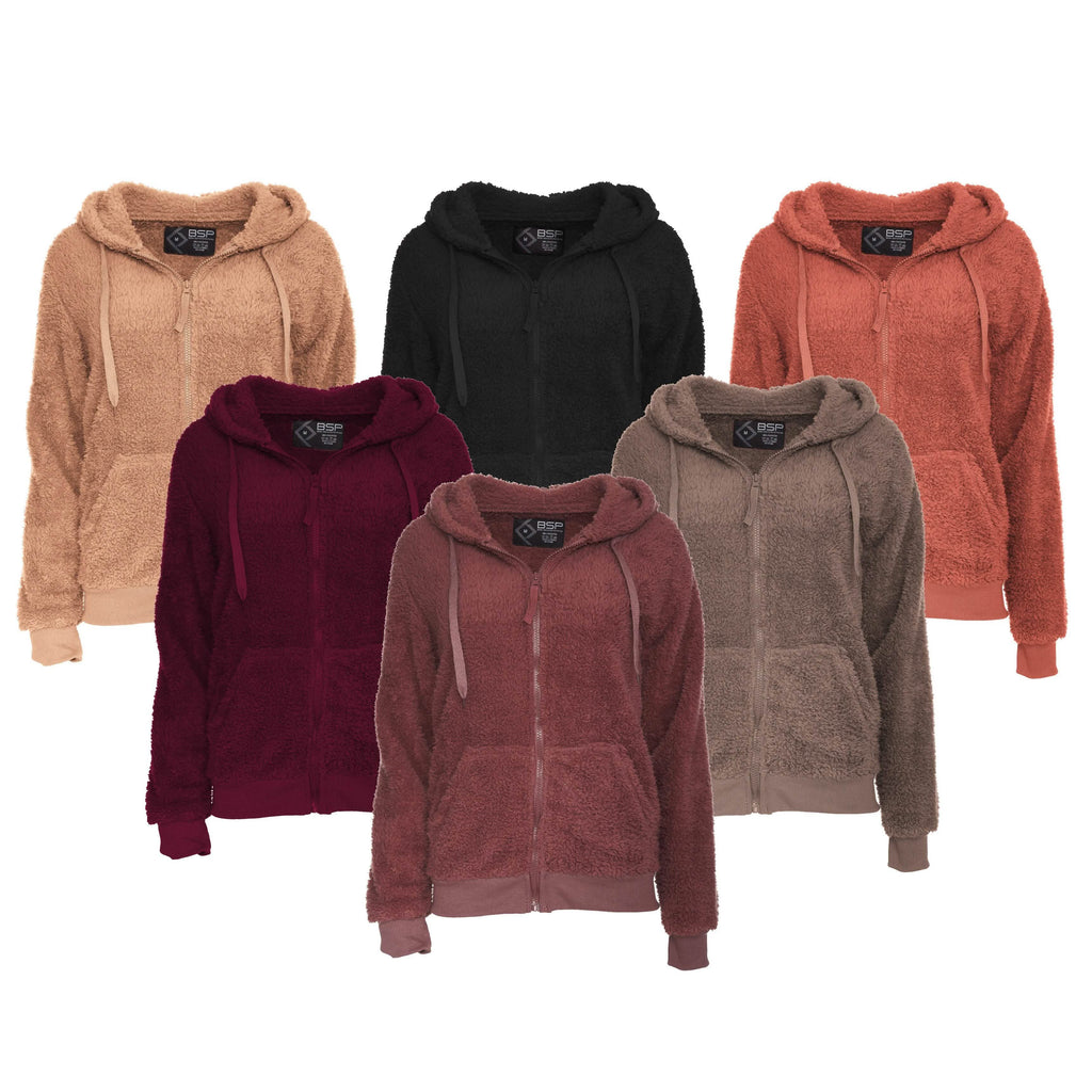 Sweat-shirt à capuche Sherpa pour femme, intérieur et extérieur