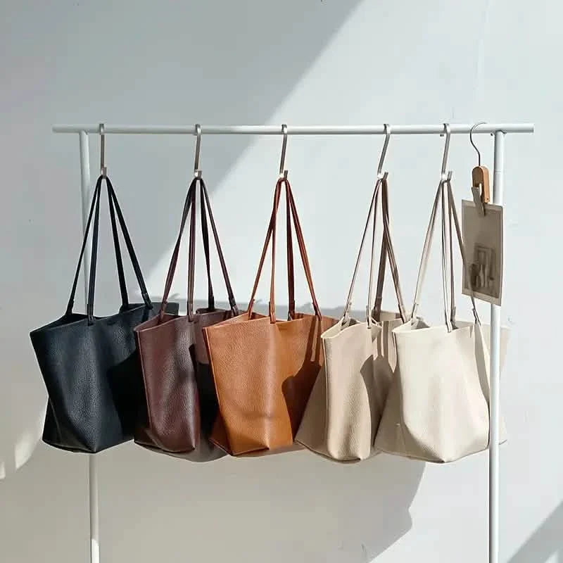 Grands cabas pour femmes Sac à bandoulière en cuir PU souple Sac à main Hobo Sac à poignée supérieure décontracté pour les voyages et le travail