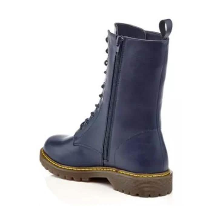 Bottes de combat mi-mollet classiques pour femmes style Marten - Styles variés