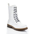 Bottes de combat mi-mollet classiques pour femmes style Marten - Styles variés
