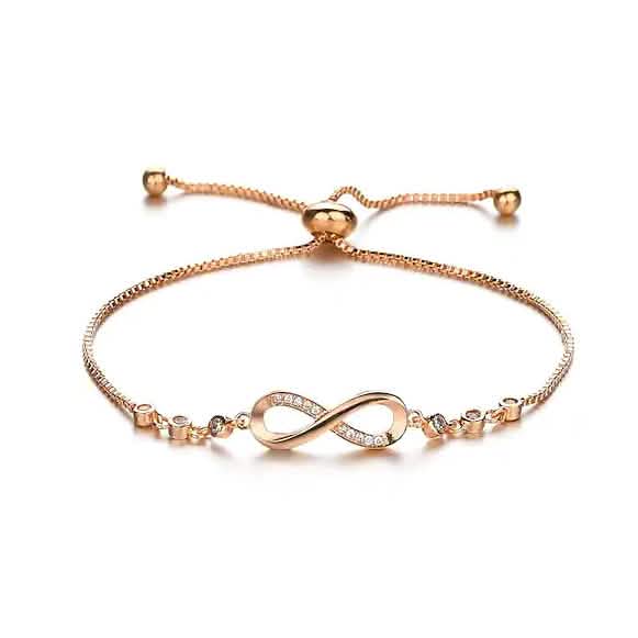 Bracelet femme ajouré en oxyde de zirconium