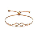 Bracelet femme ajouré en oxyde de zirconium