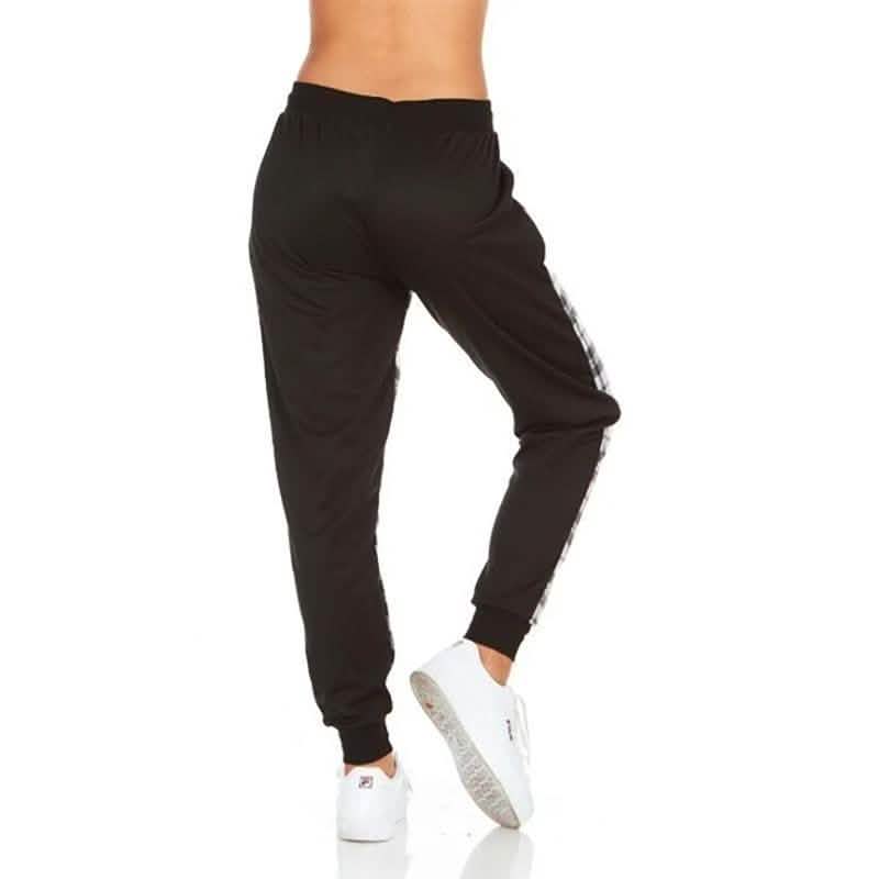 Pantalon de jogging écossais pour femme avec poches
