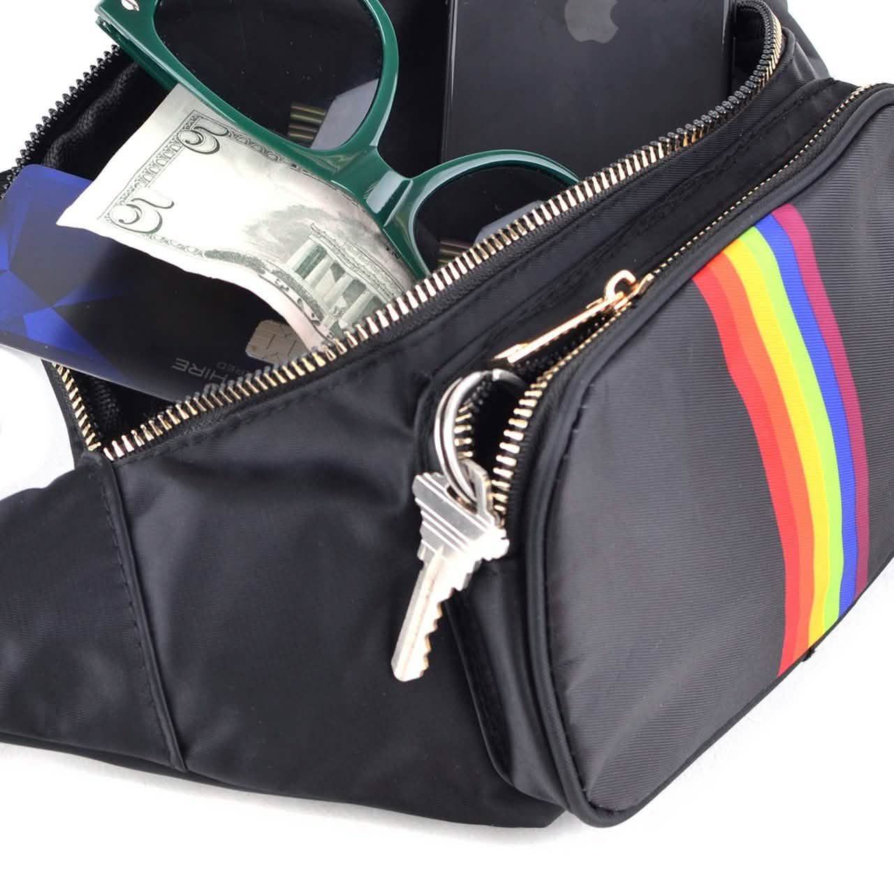 Sacs banane arc-en-ciel pour femmes